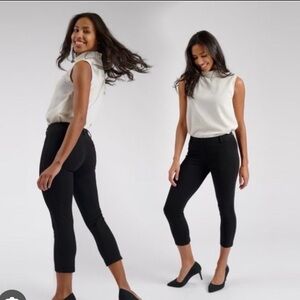Betabrand Classic skinny ankle pant BLACK